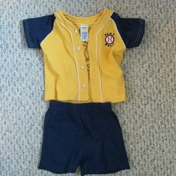 Baseball baby outfit 12 months - Picture 2 of 5